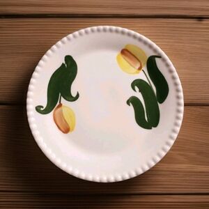 Vintage Blue Ridge Pottery 6 1/4" Bread Plate FALL CROCUS    **NICE**